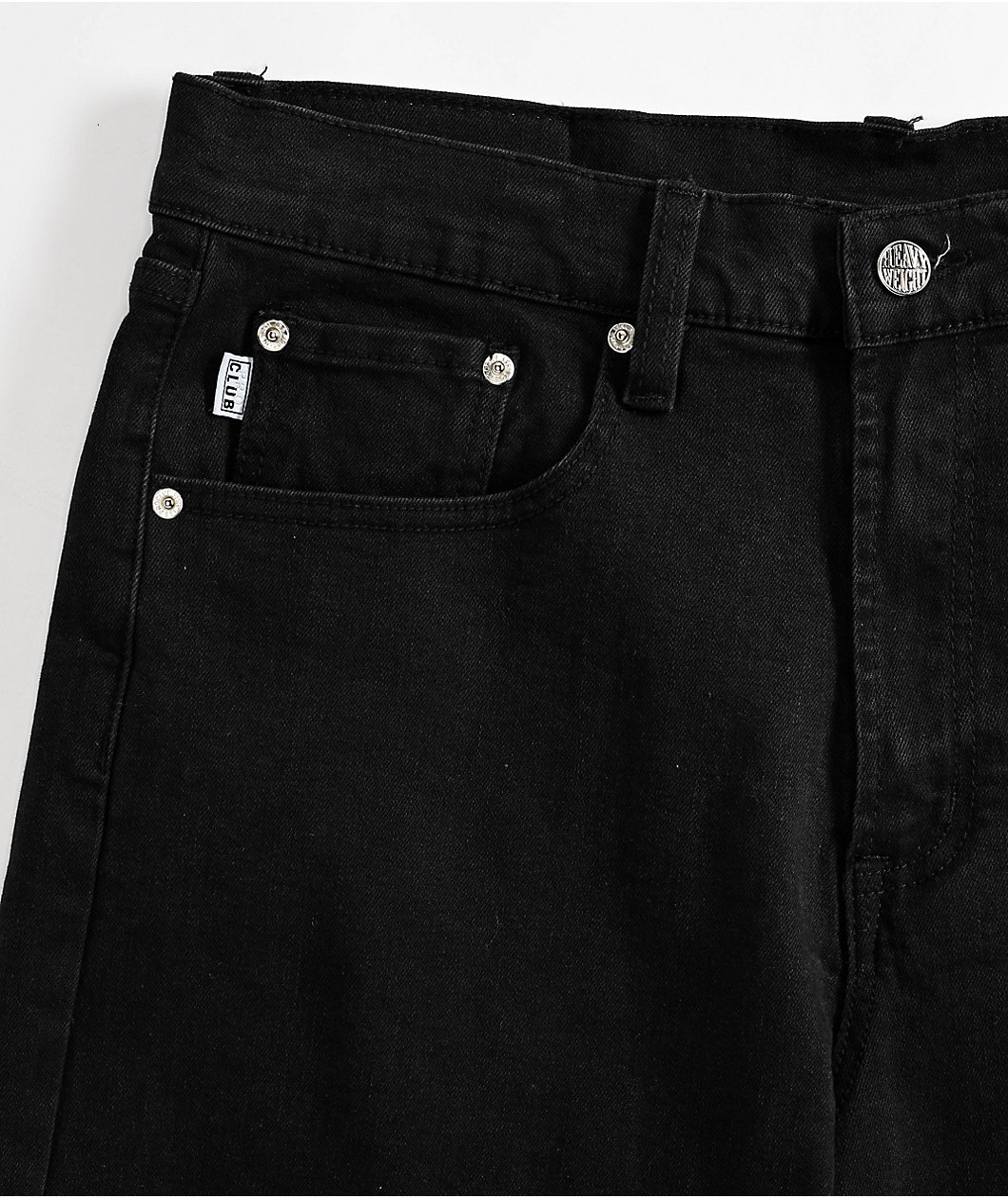 Pro Club Heavyweight Relaxed Black Denim Shorts