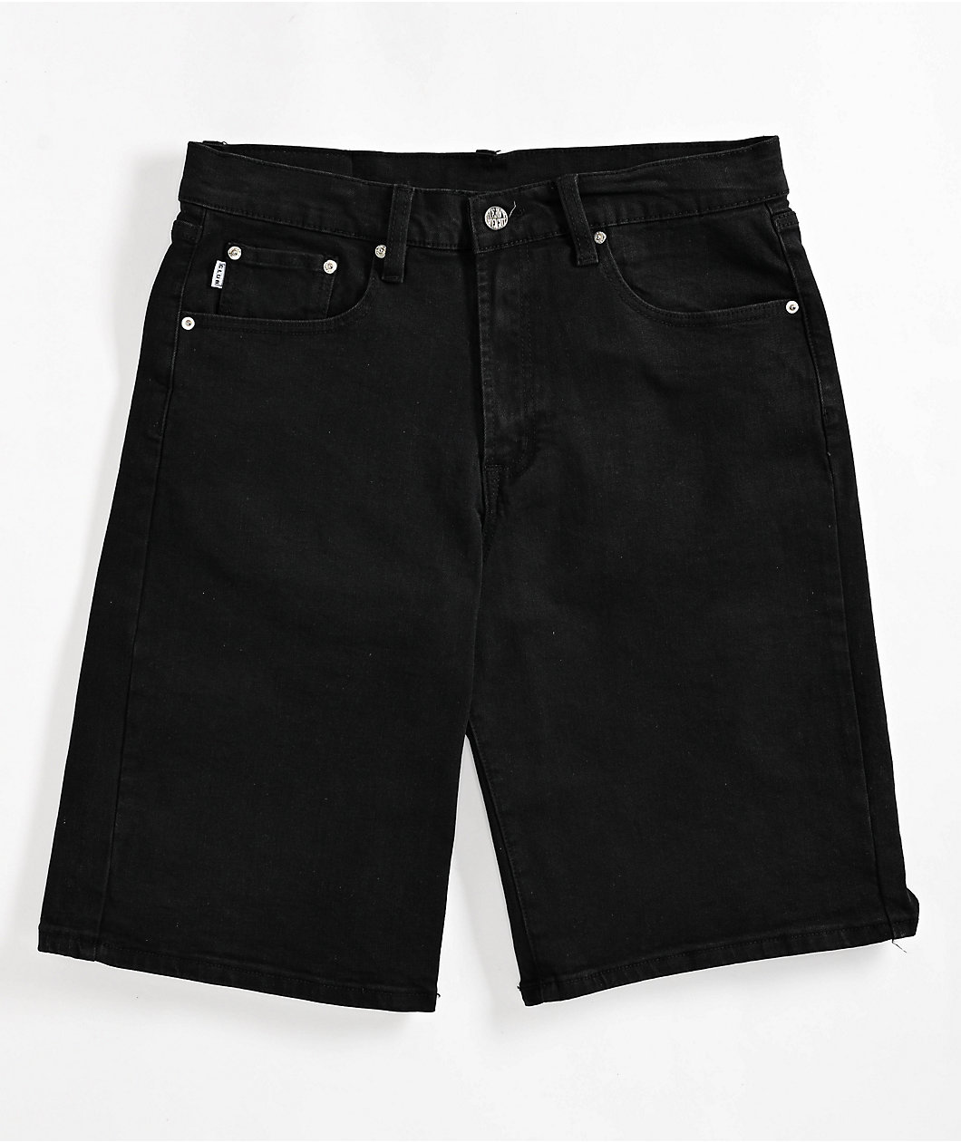 Pro Club Heavyweight Relaxed Black Denim Shorts