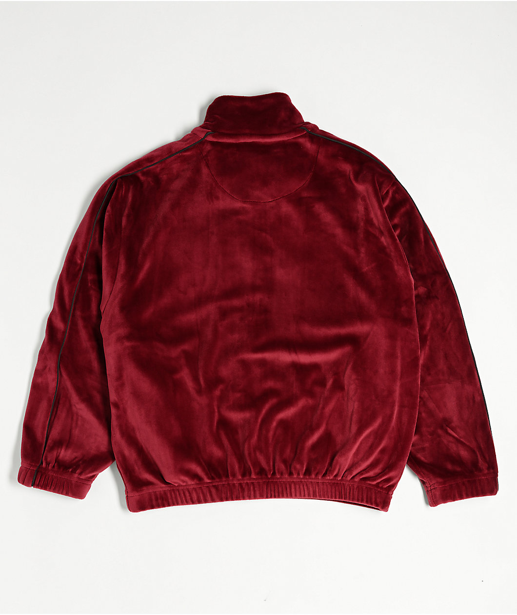 Pro Club Kids Burgundy Velour Track Jacket