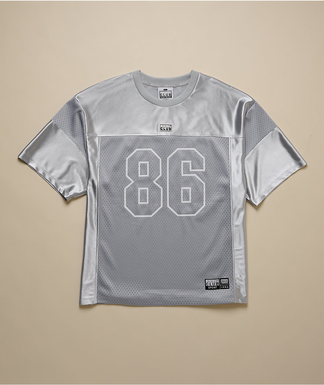 Pro Club Silver Heavyweight Football Jersey