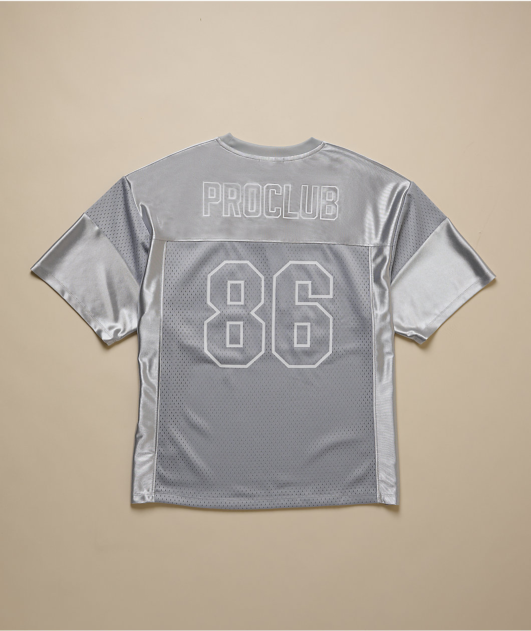 Pro Club Silver Heavyweight Football Jersey