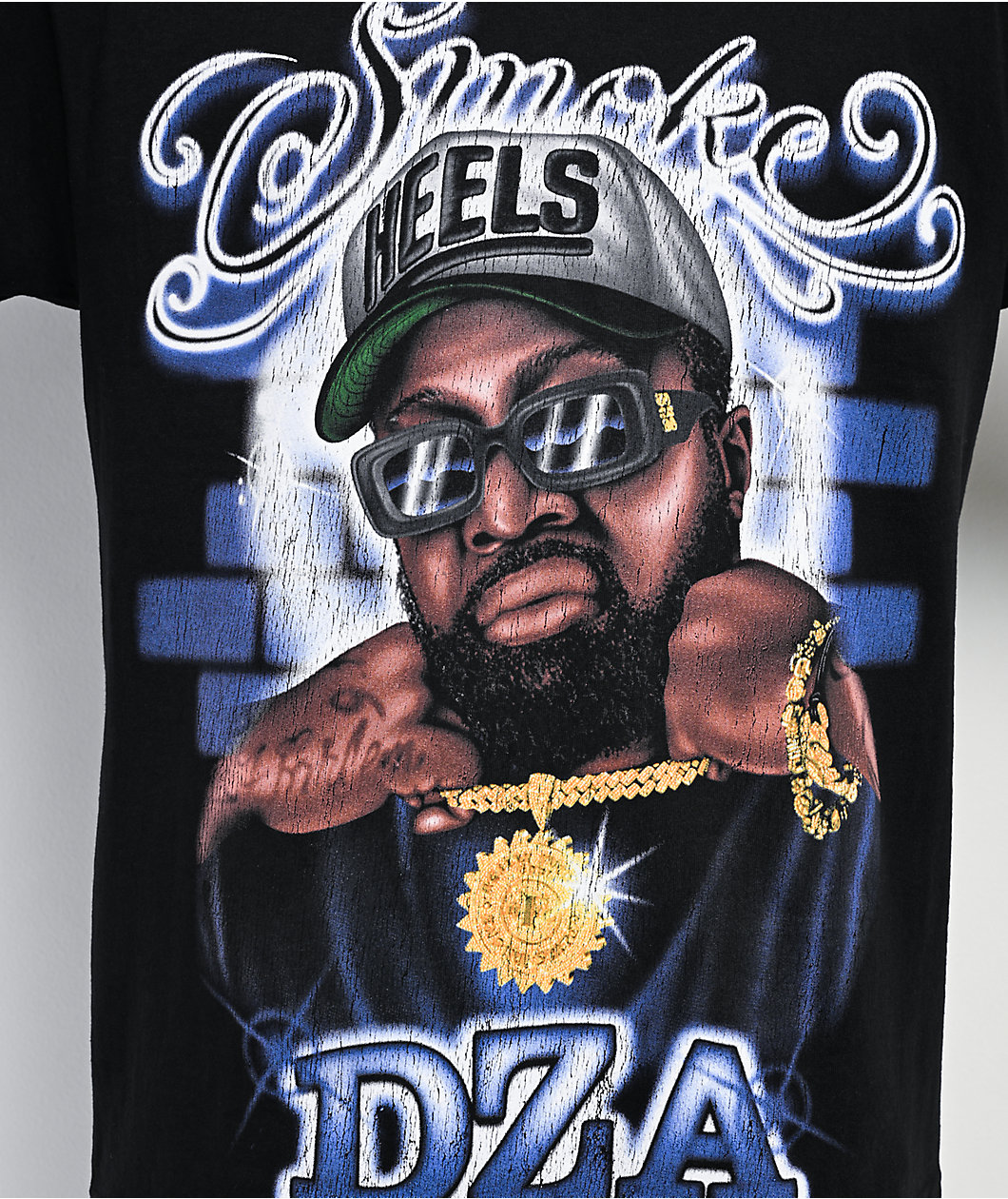 Pro Club Smoke DZA Black Heavyweight T-Shirt