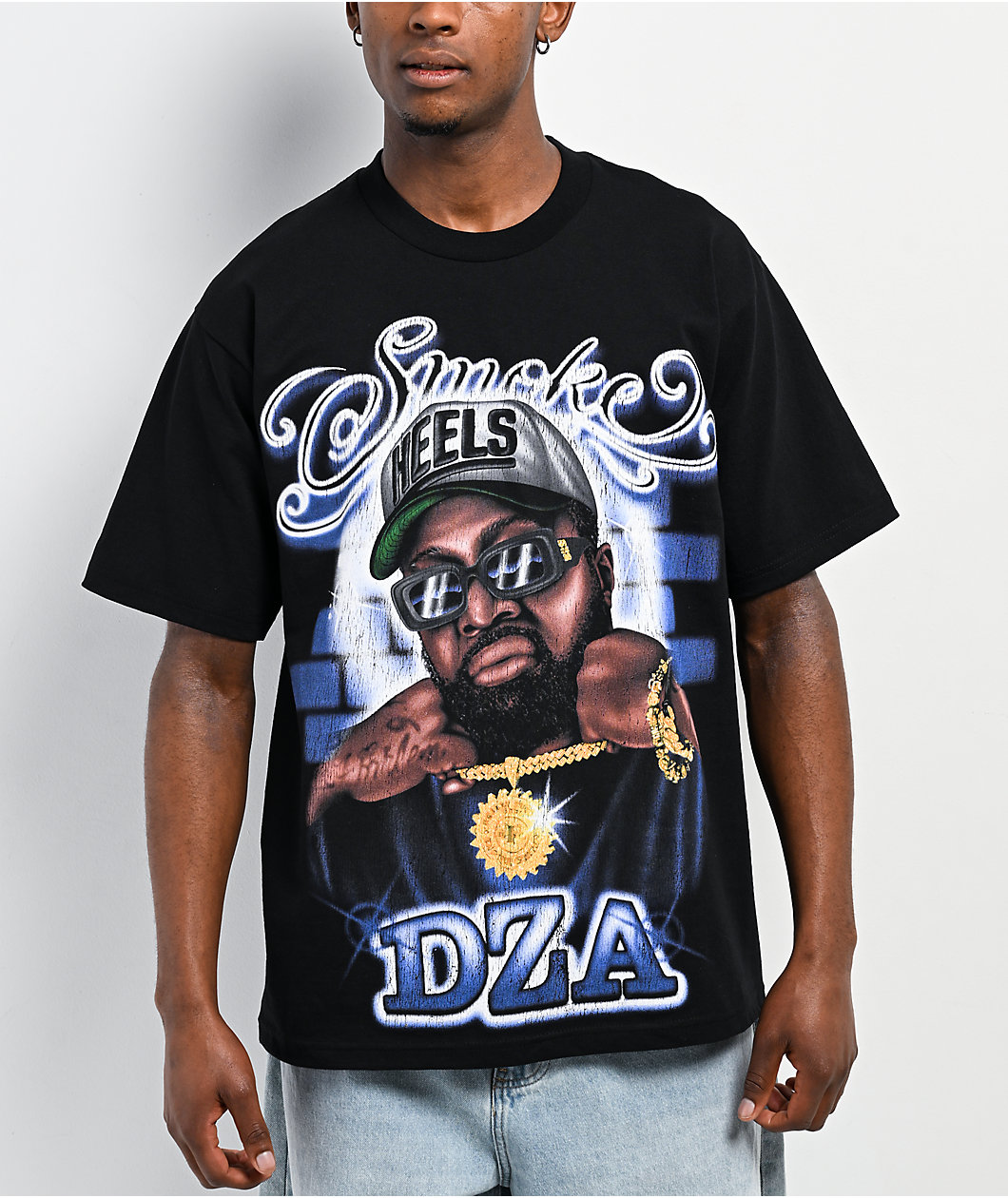 Pro Club Smoke DZA Black Heavyweight T-Shirt