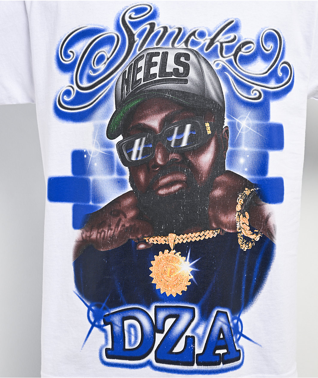 Pro Club Smoke DZA White Heavyweight T-Shirt