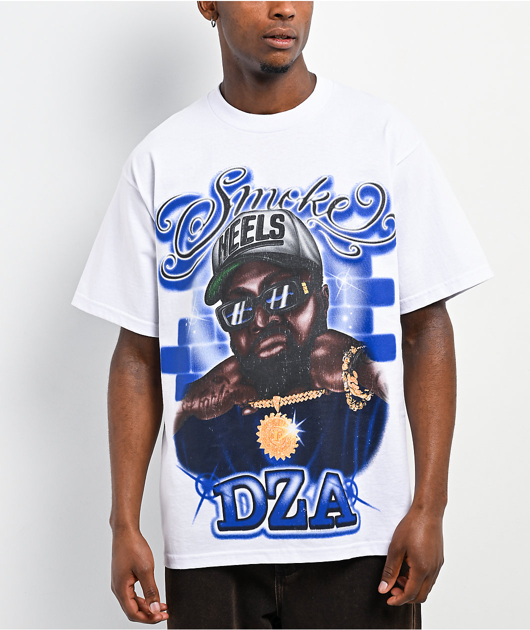 Pro Club Smoke DZA White Heavyweight T-Shirt