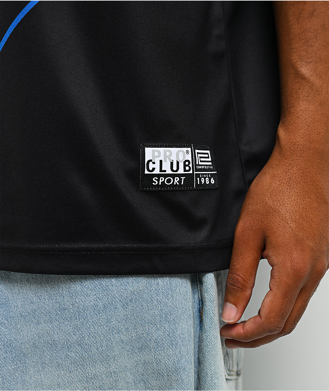 Pro Club USA Black Soccer Jersey
