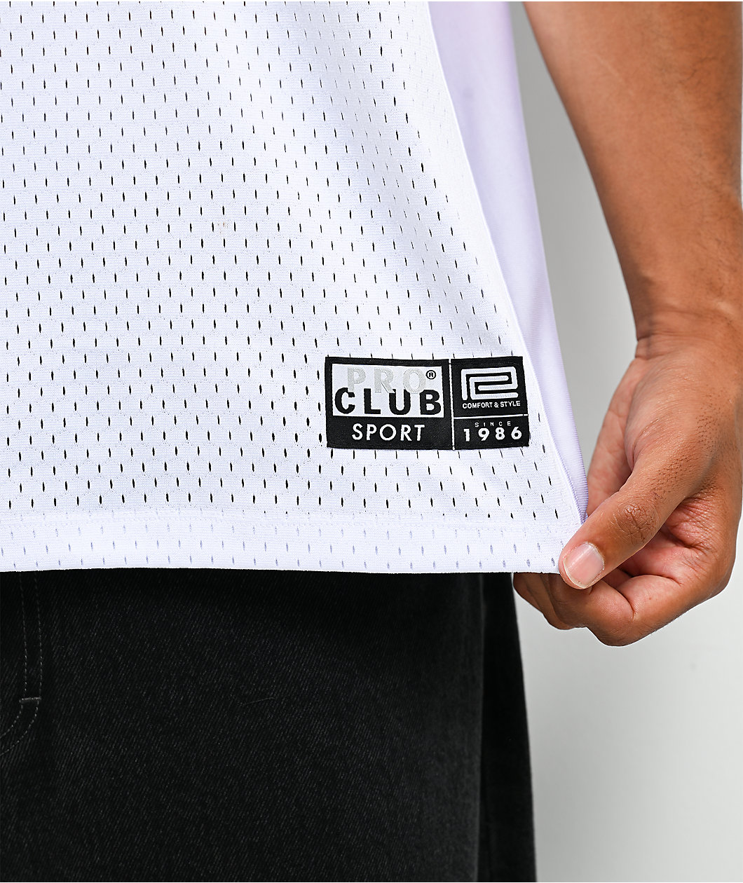 Pro Club White Heavyweight Football Jersey