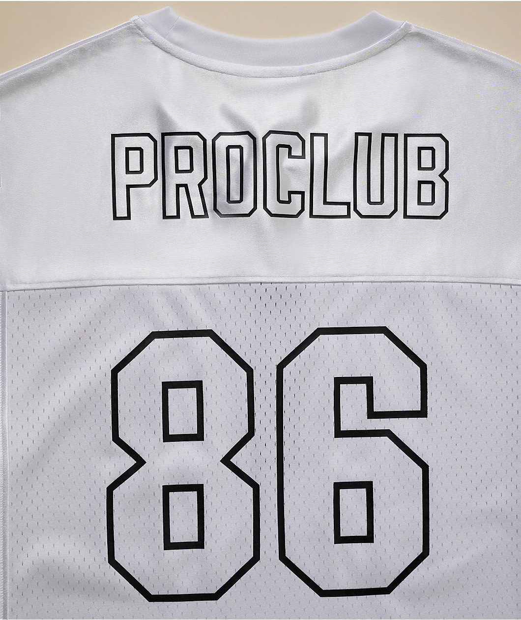 Pro Club White Heavyweight Football Jersey