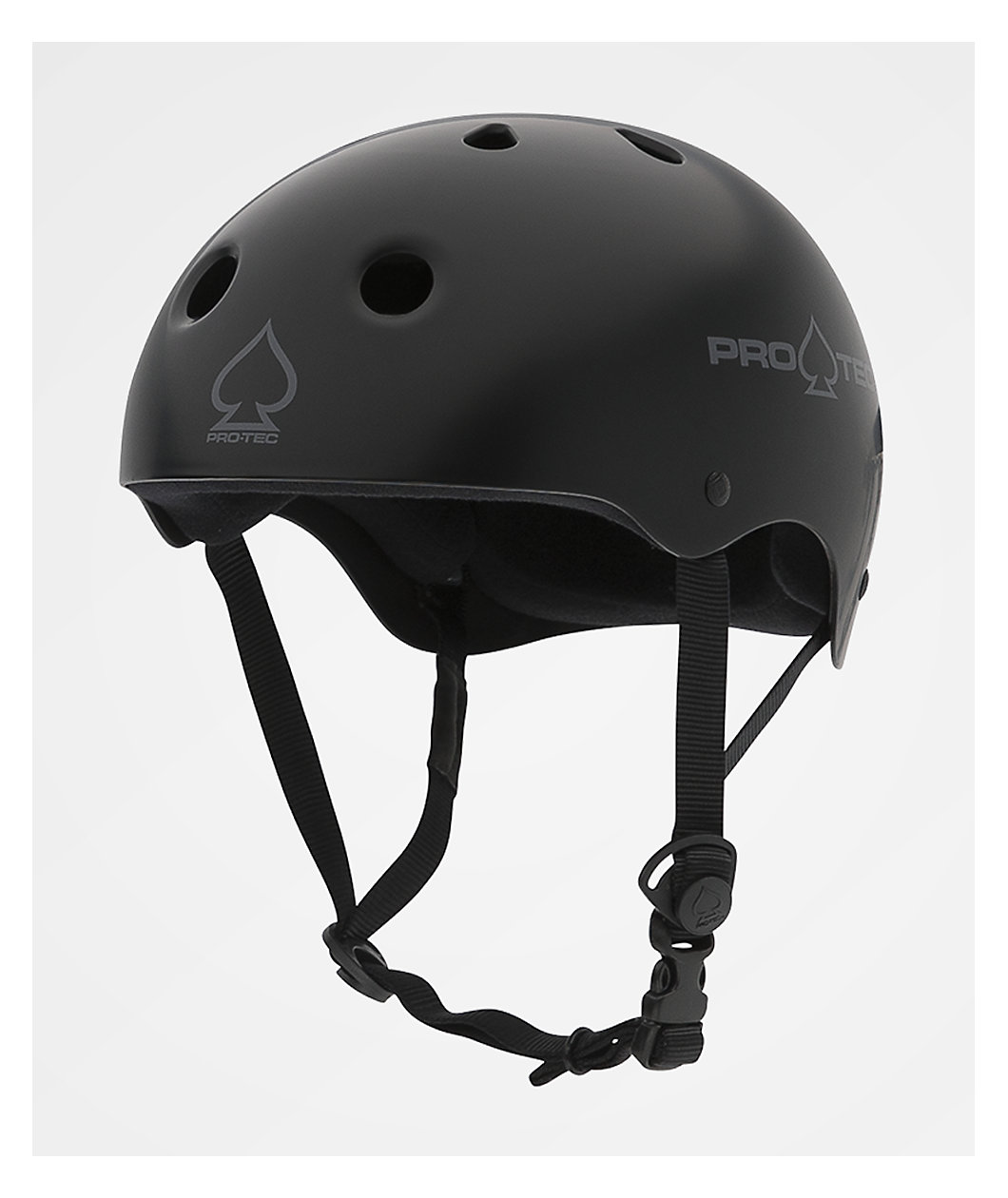 Pro-Tec CPSC Classic Matte Black Skateboard Helmet