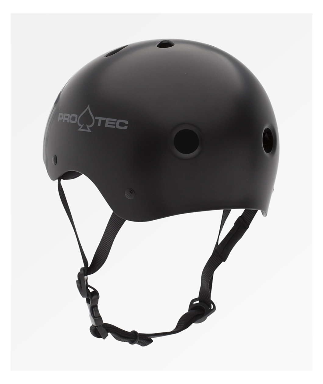 Pro-Tec CPSC Classic Matte Black Skateboard Helmet