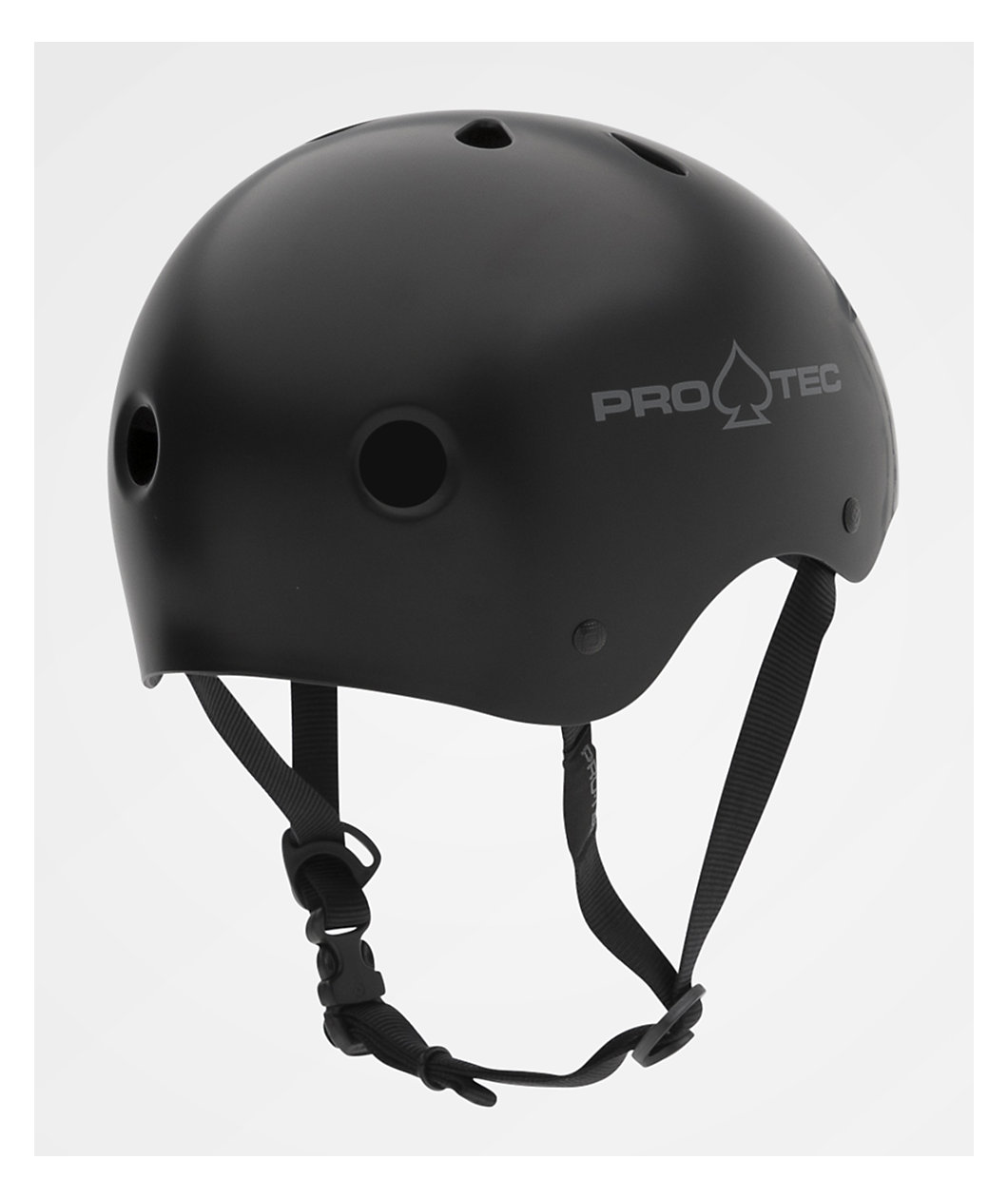 Pro-Tec CPSC Classic Matte Black Skateboard Helmet