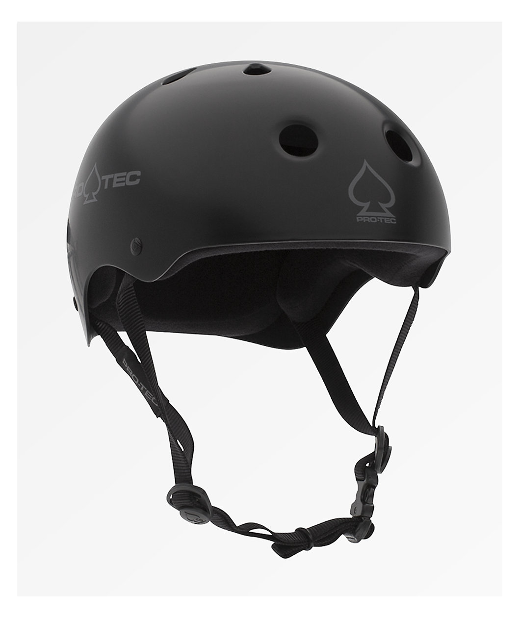 Pro-Tec CPSC Classic Matte Black Skateboard Helmet