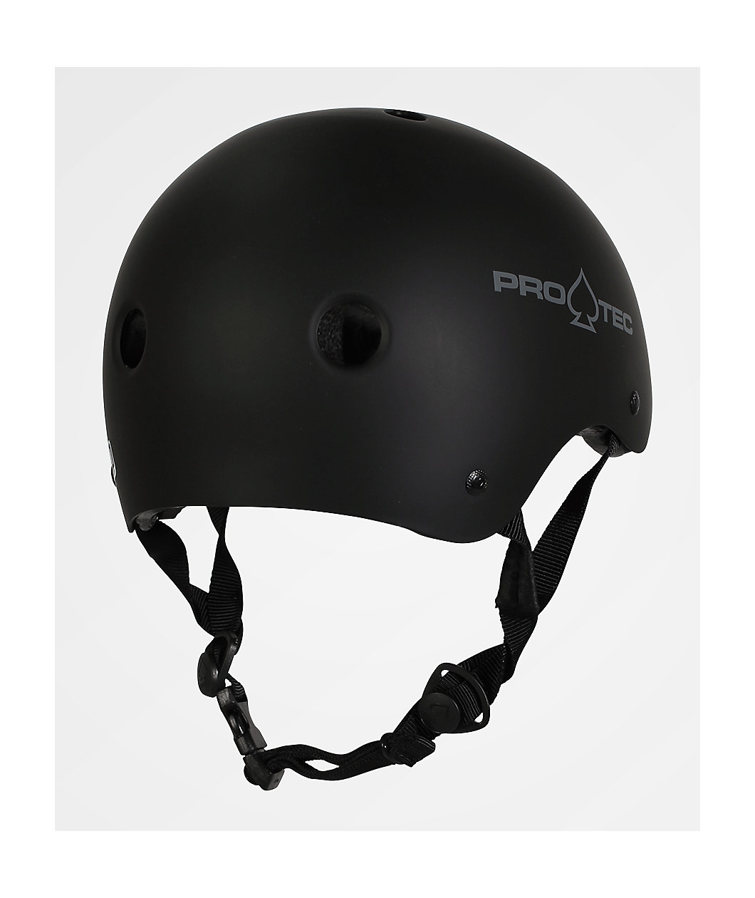 Pro-Tec CPSC Classic Matte Black Skateboard Helmet