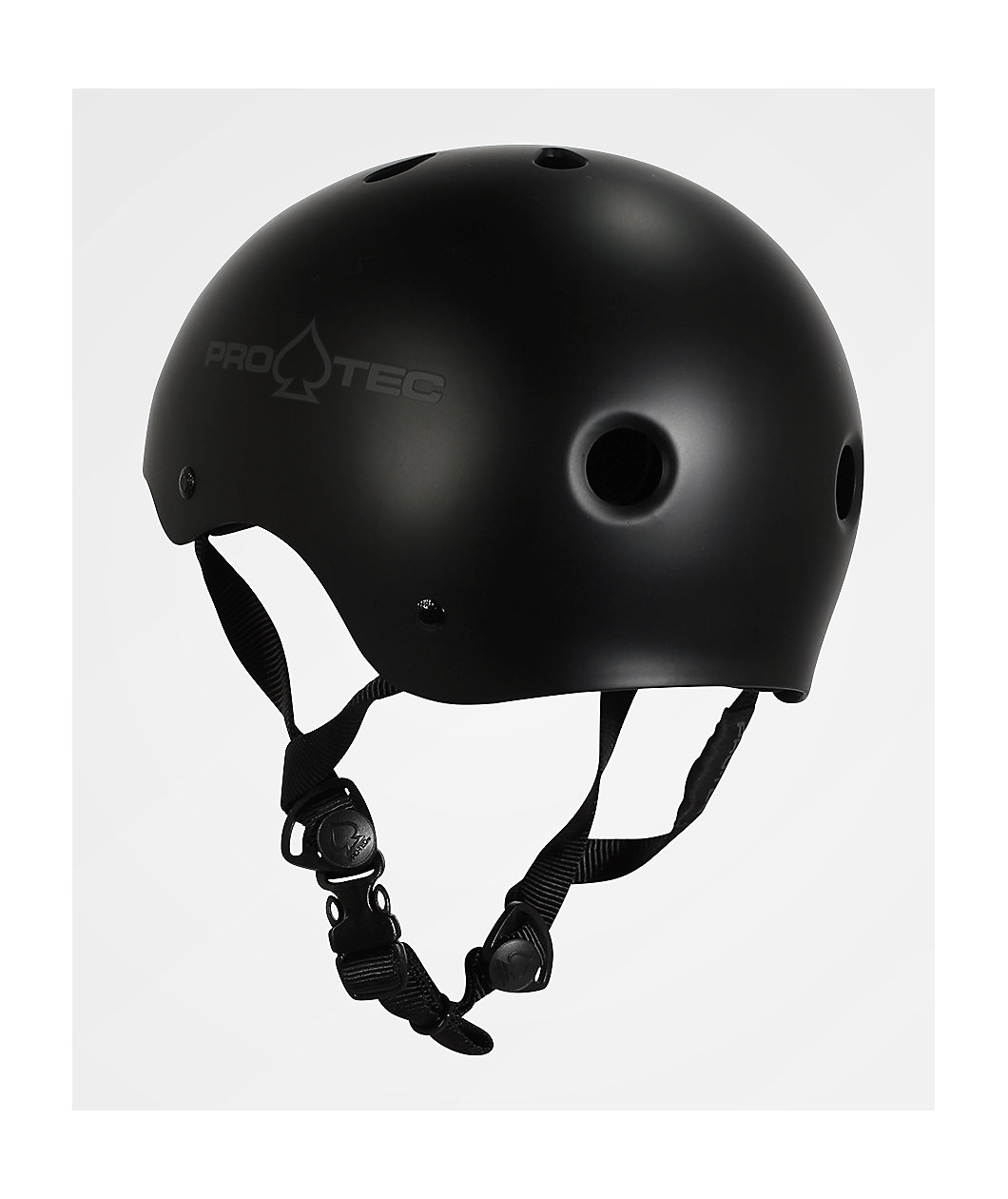 Pro-Tec CPSC Classic Matte Black Skateboard Helmet