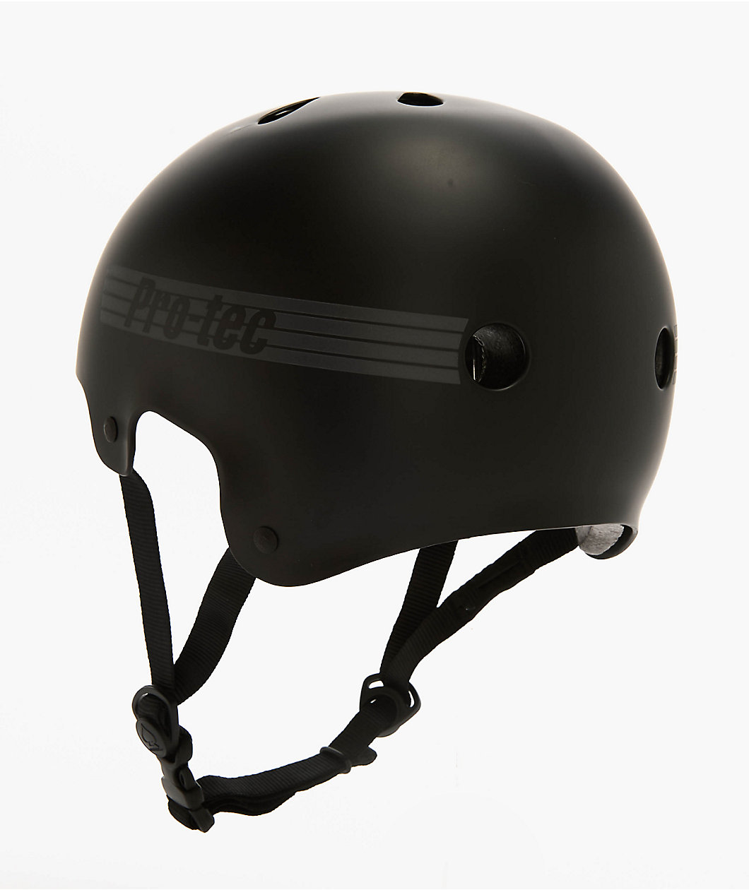 Pro-Tec Lasek CPSC Old School Matte Black Skateboard Helmet