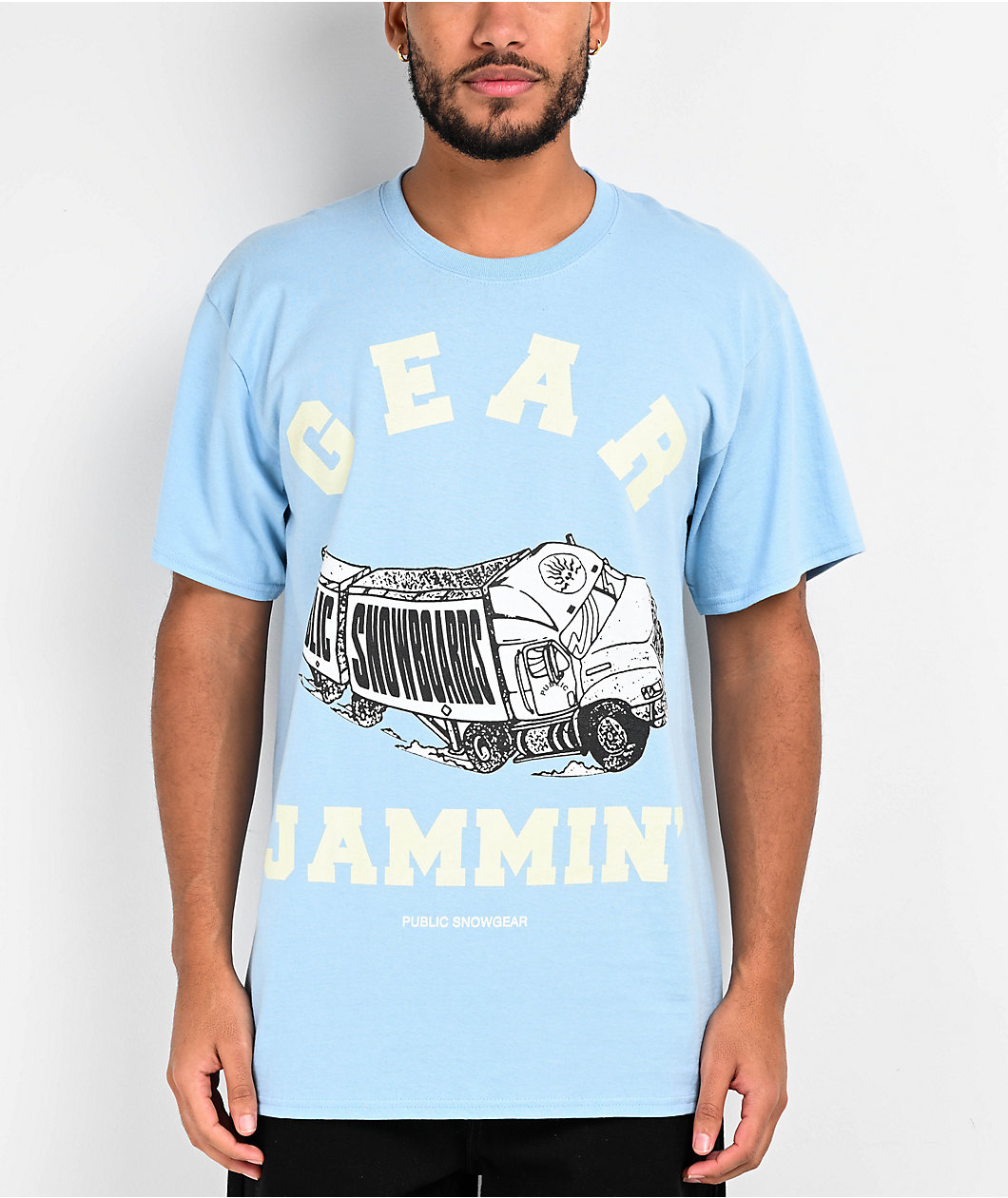 Public Jammin Slate Blue T-Shirt