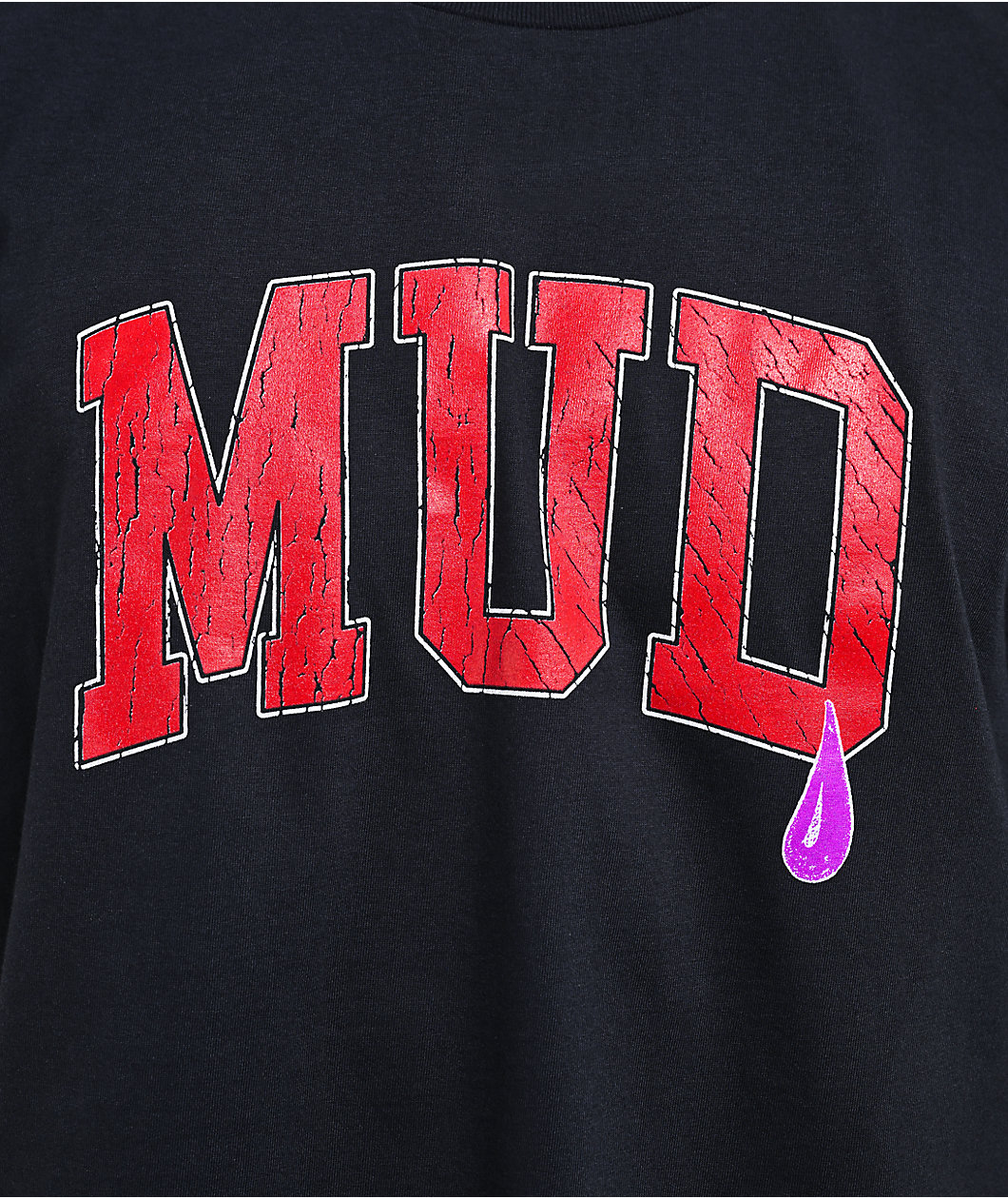 Purple Wax Block Navy T-Shirt