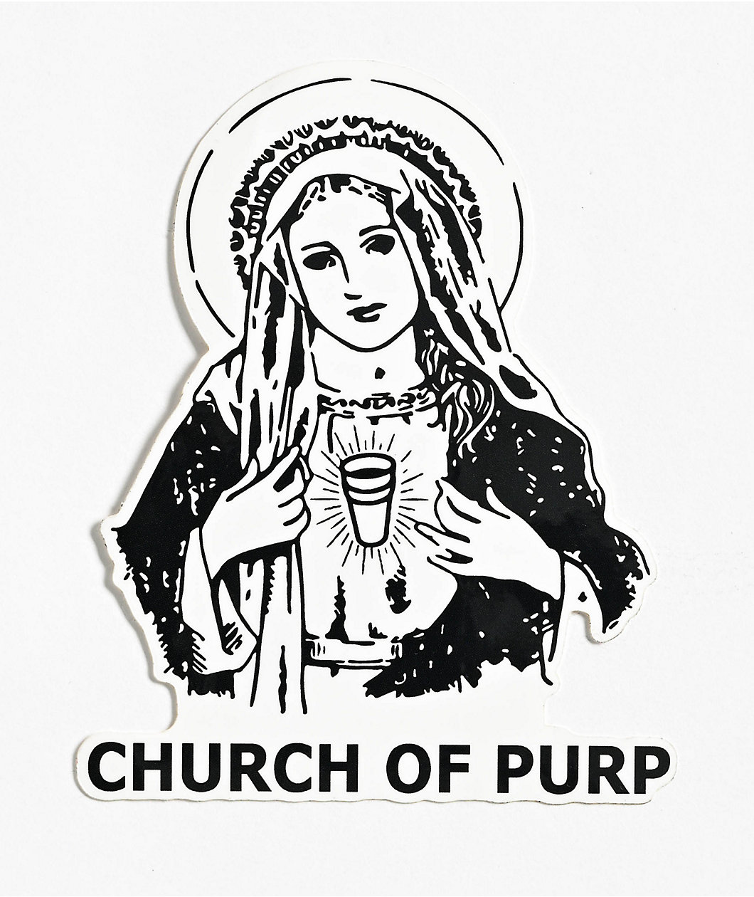 Purple Wax Church Of Purp Sticker