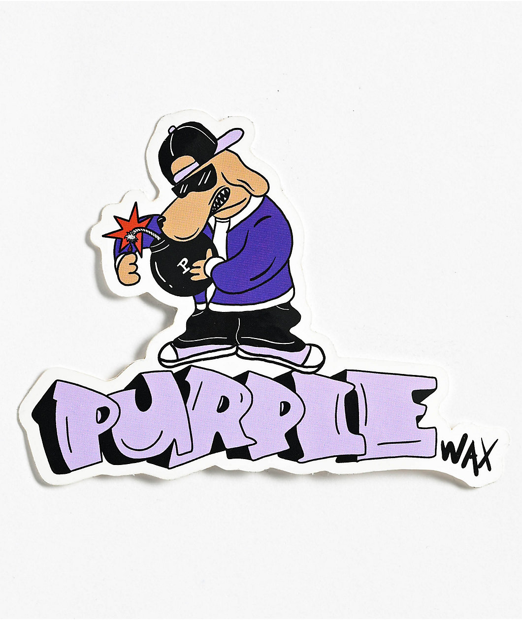 Purple Wax Purp Bomb Sticker