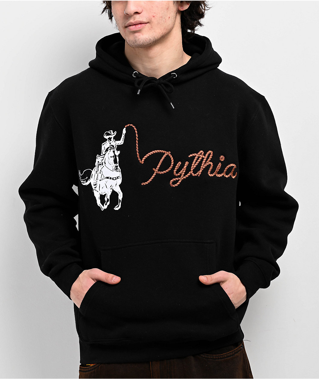 Pythia Lasso Black Hoodie