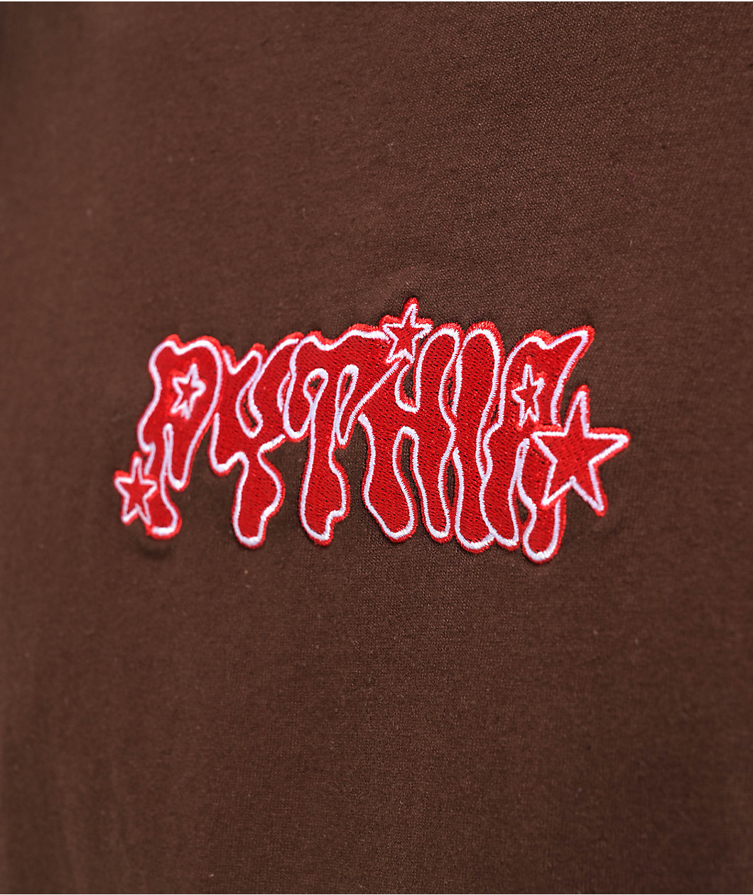 Pythia Red Logo Brown T-Shirt