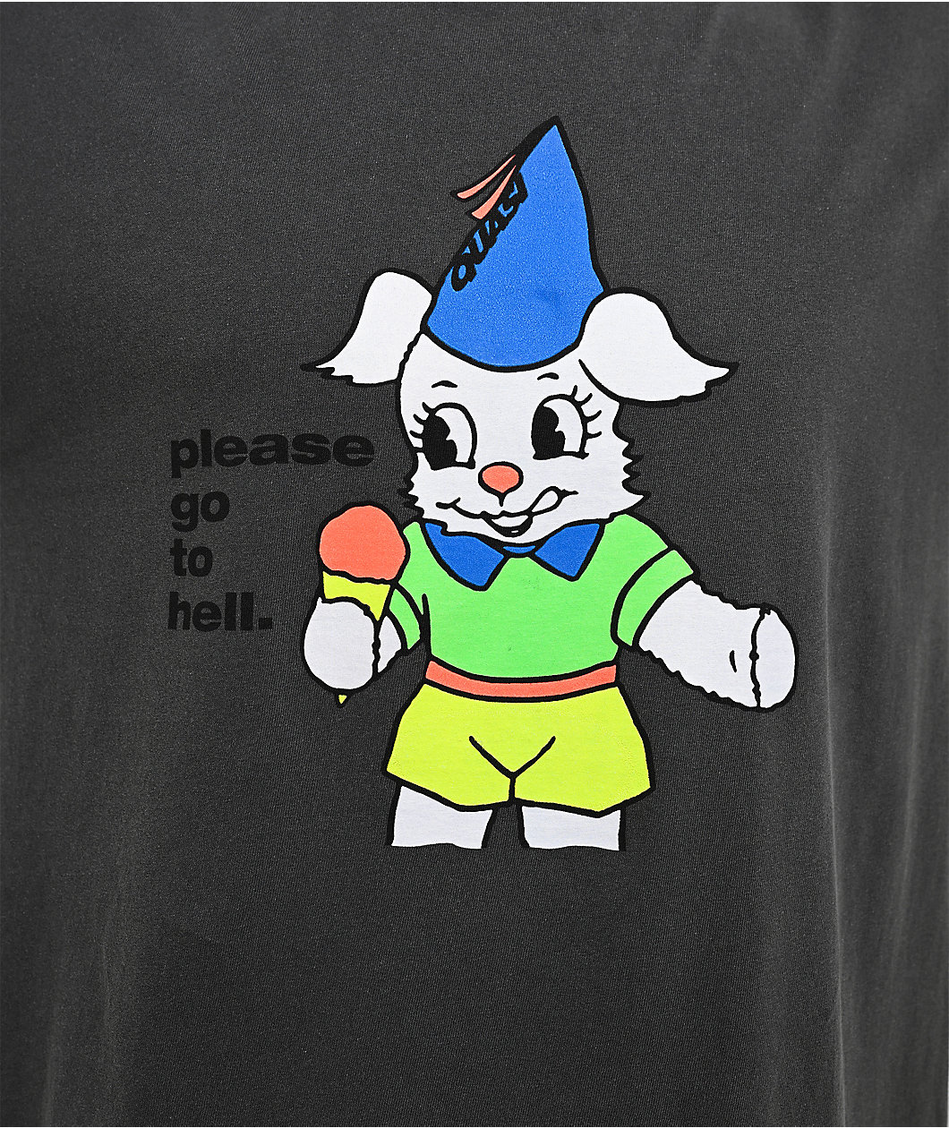 Quasi Go To Hell Charcoal T-Shirt