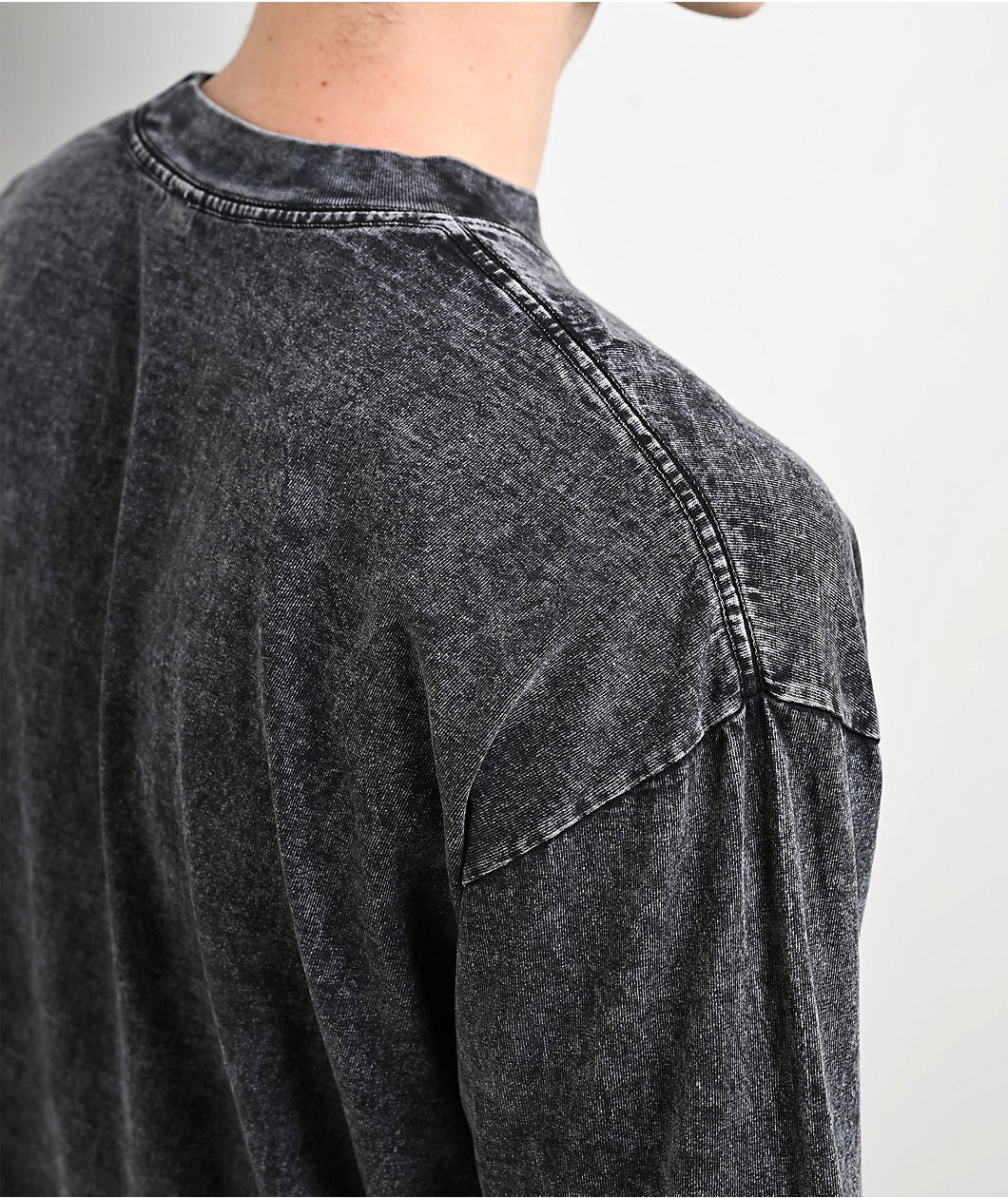 Quasi Orbital Black Wash T-Shirt