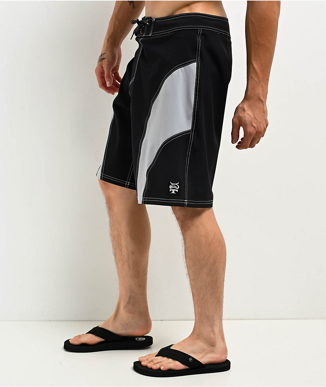 Quiksilver Mercury Slash Panel Black Board Shorts