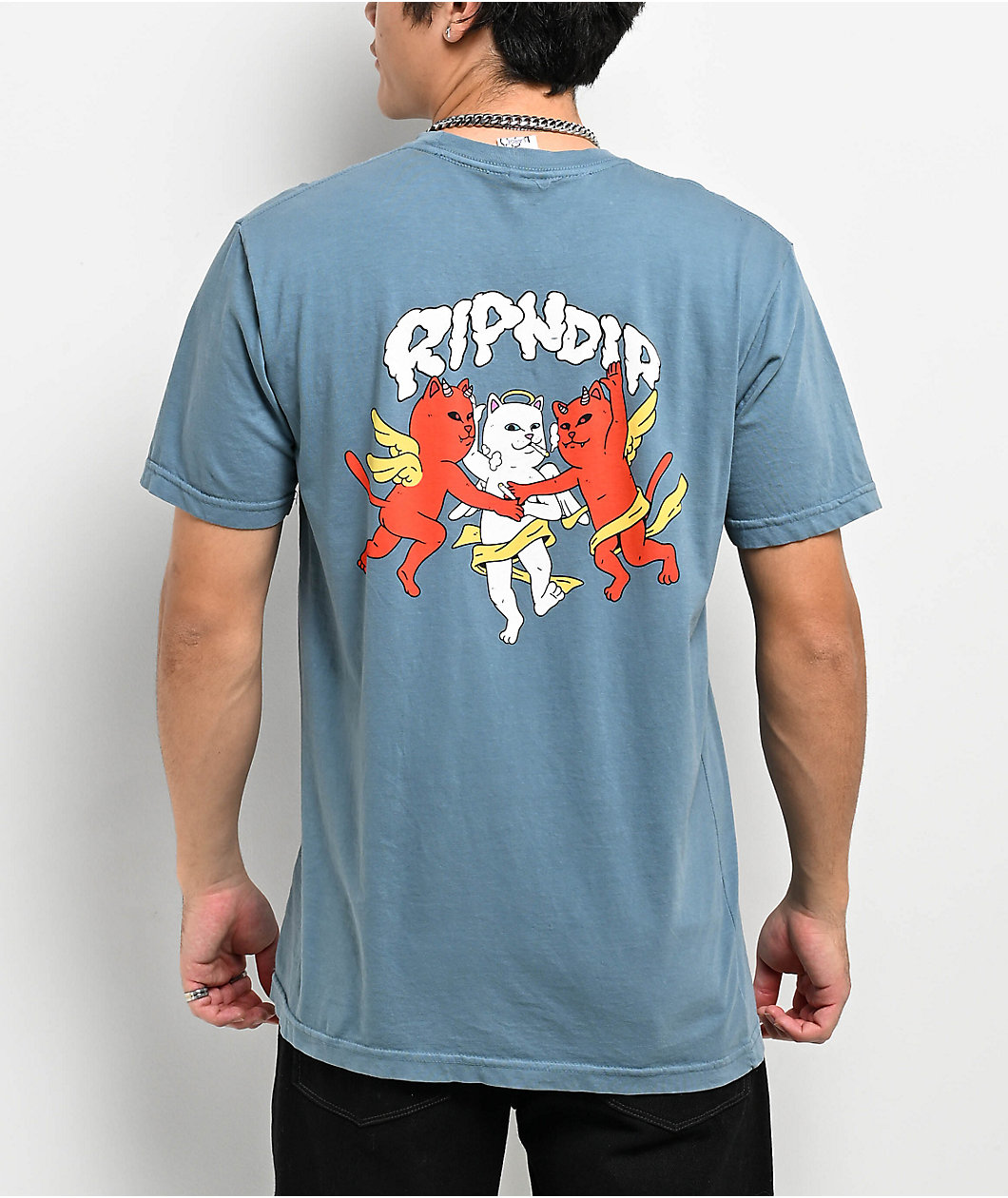 RIPNDIP Bad Influence Blue T-Shirt