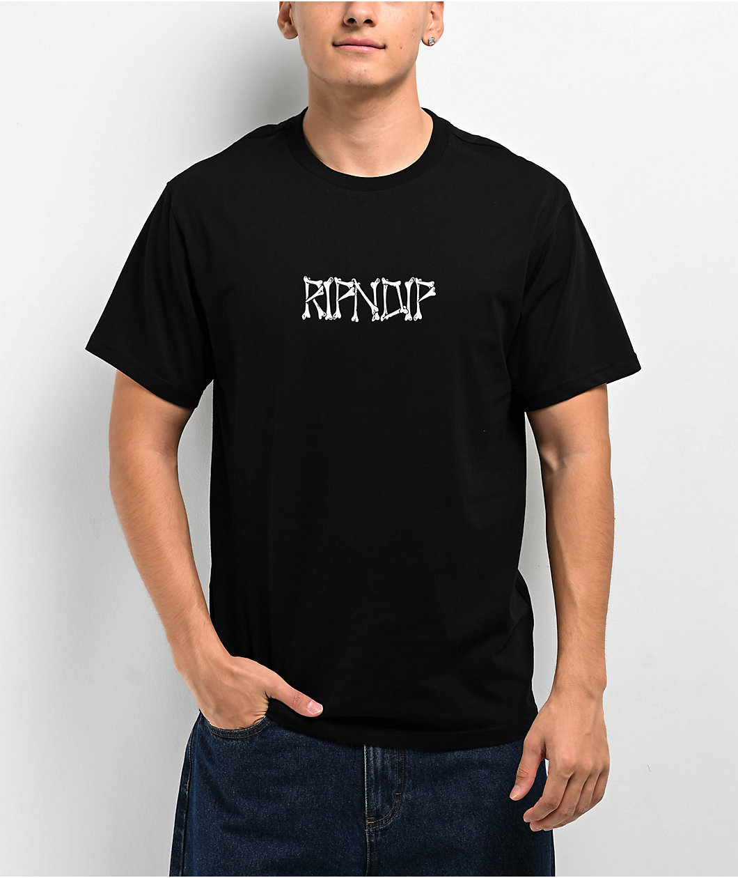 RIPNDIP Bones Black T-Shirt