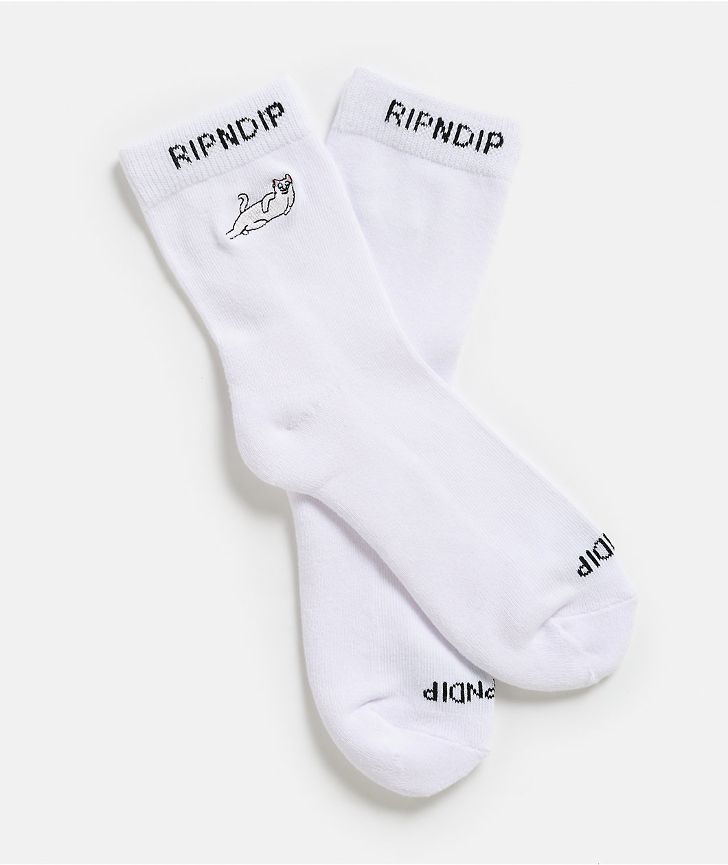 RIPNDIP Castanza White Crew Socks