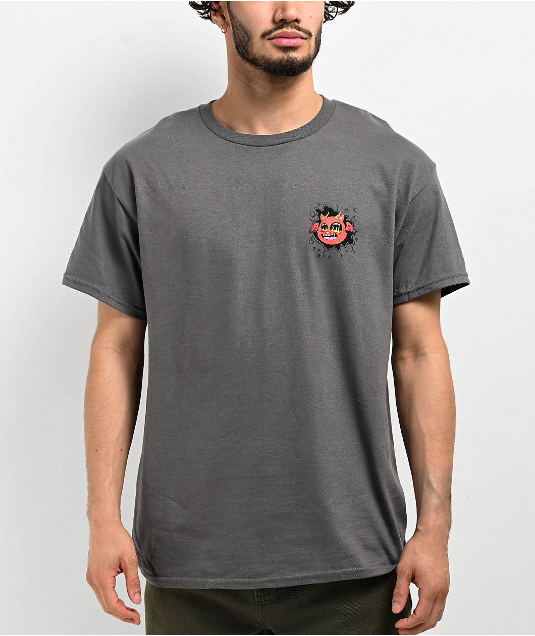 RIPNDIP Devil Monster Charcoal T-Shirt