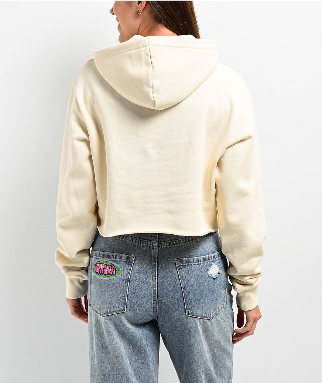 RIPNDIP Don't Call Me Natural Crop Hoodie