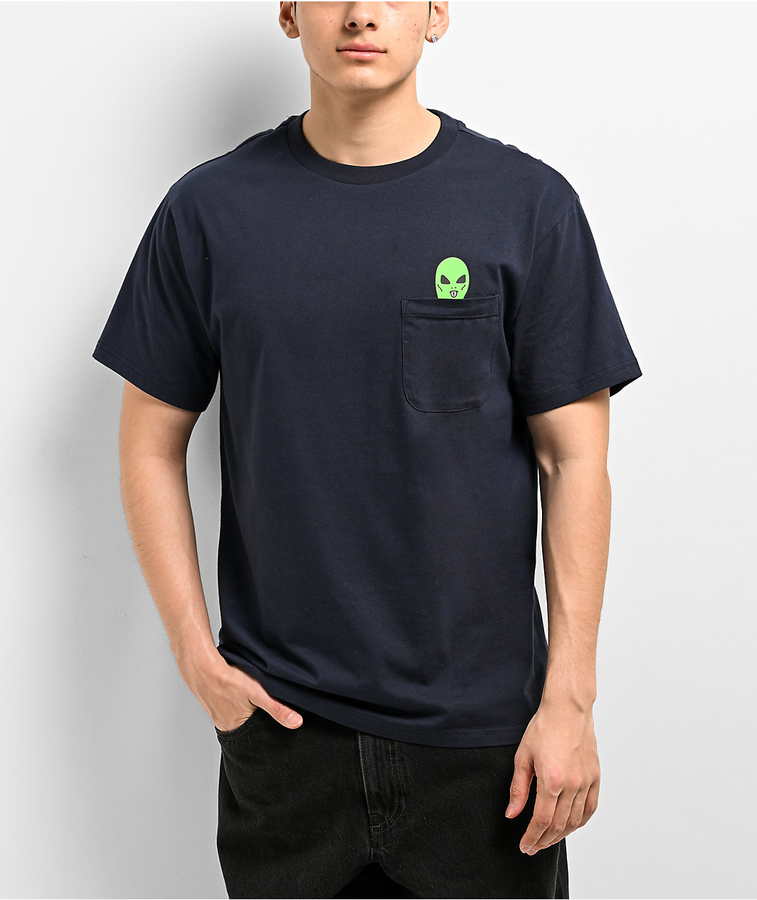 RIPNDIP Lord Alien Navy T-Shirt