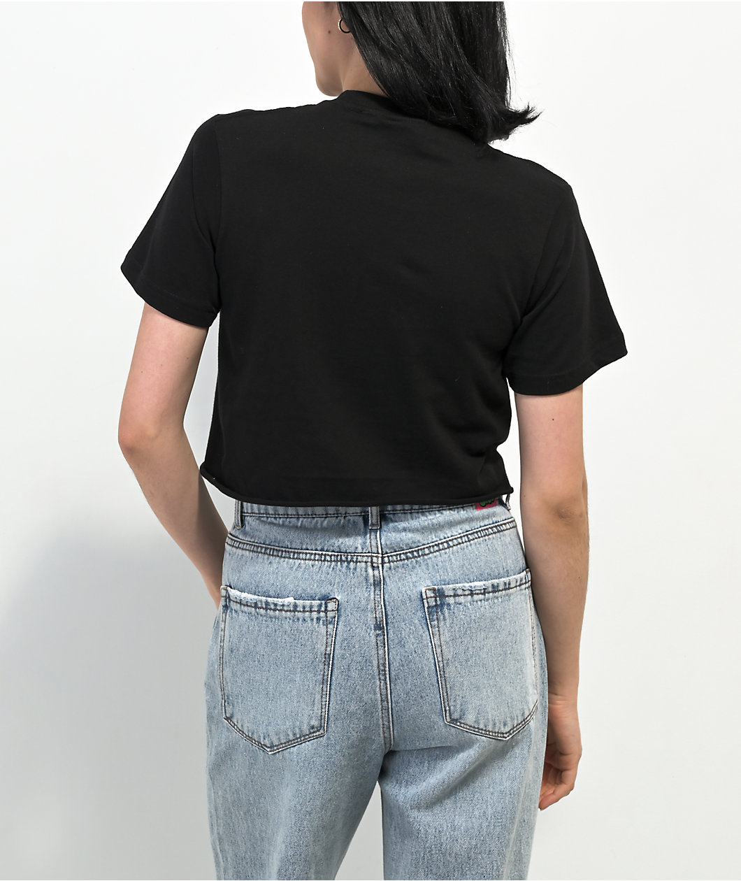 RIPNDIP Lord Devil Black Crop Pocket T-Shirt