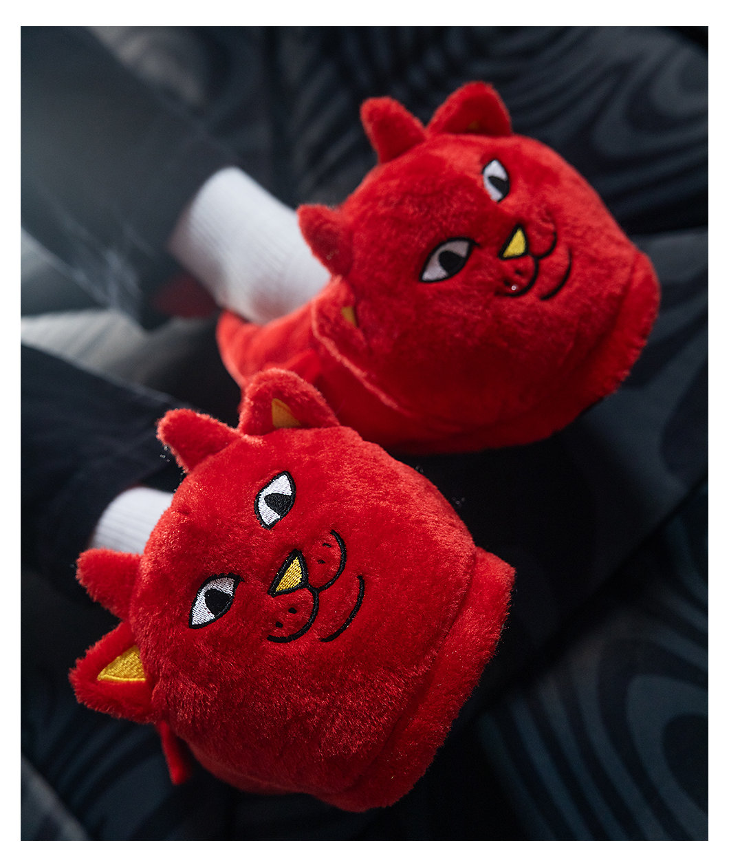 RIPNDIP Lord Devil Plush Red Slippers