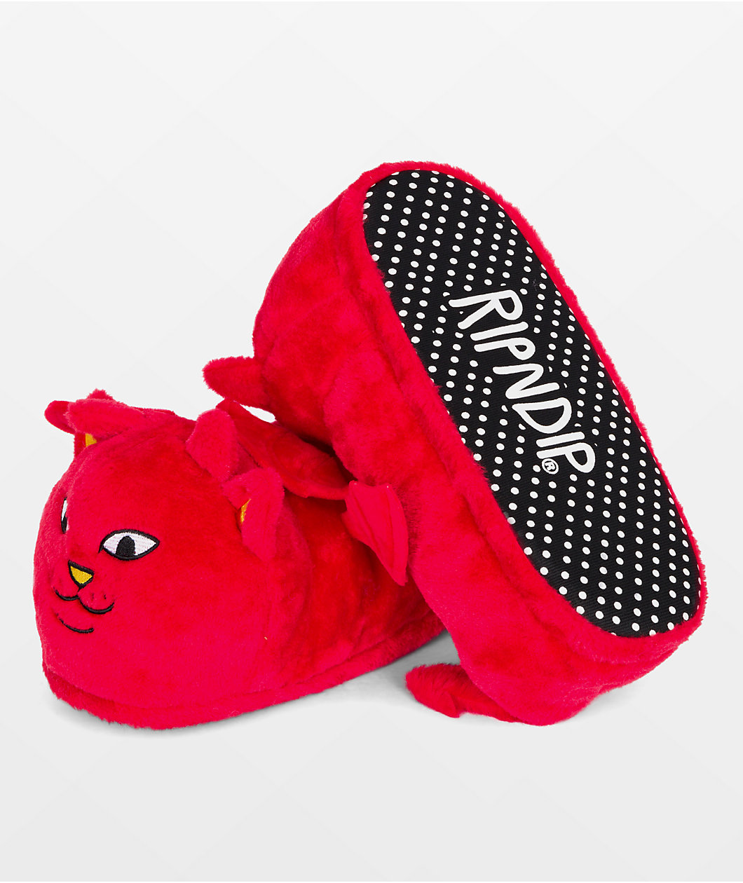 RIPNDIP Lord Devil Plush Red Slippers