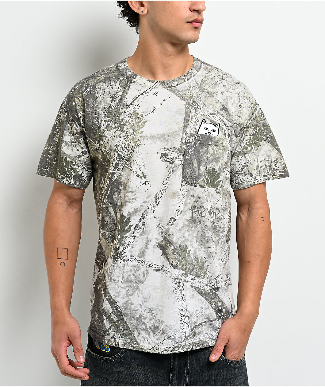 RIPNDIP Lord Nermal Camo Pocket T-Shirt