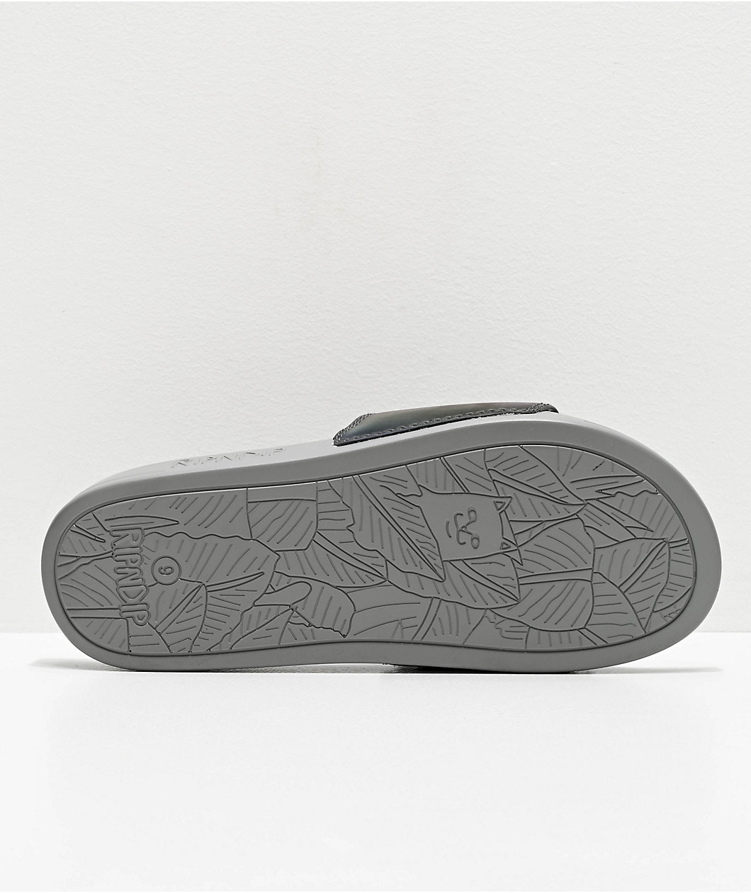RIPNDIP Lord Nermal Iridescent Grey Slide Sandals