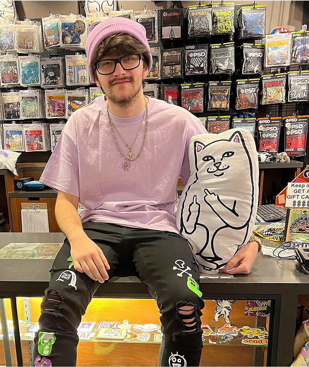 RIPNDIP Lord Nermal Pillow