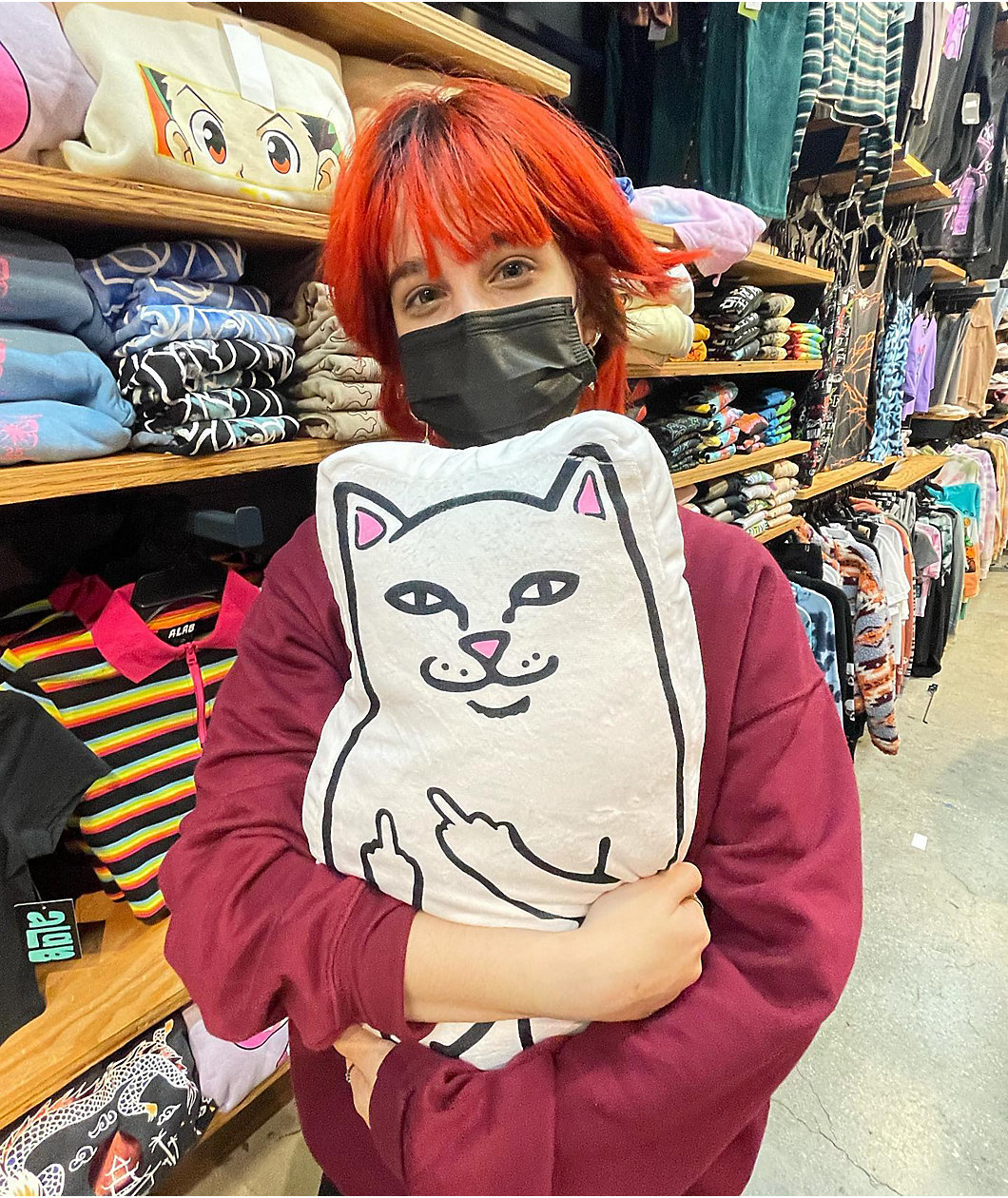 RIPNDIP Lord Nermal Pillow