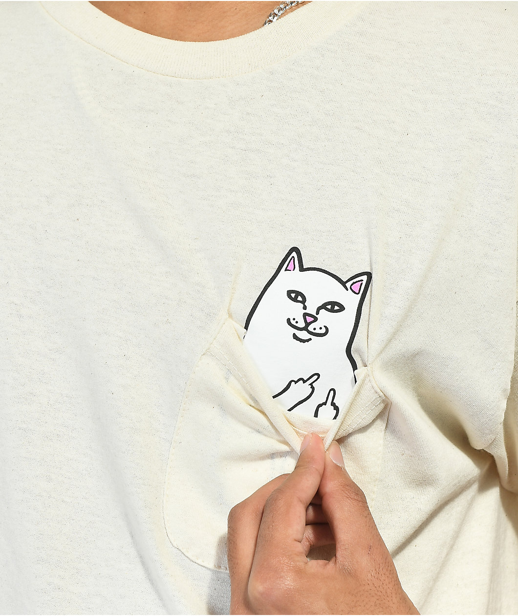 RIPNDIP Lord Nermal Sand Pocket T-Shirt