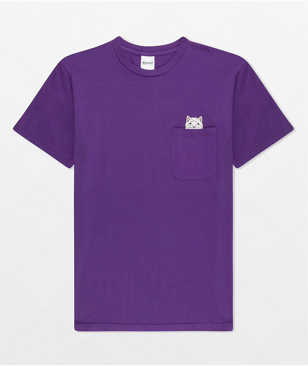 RIPNDIP Mummy Nerm Purple Pocket T-Shirt