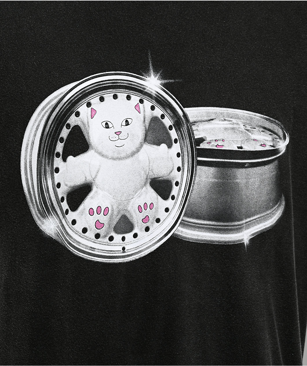 RIPNDIP Nerm Wheels Black Wash T-Shirt