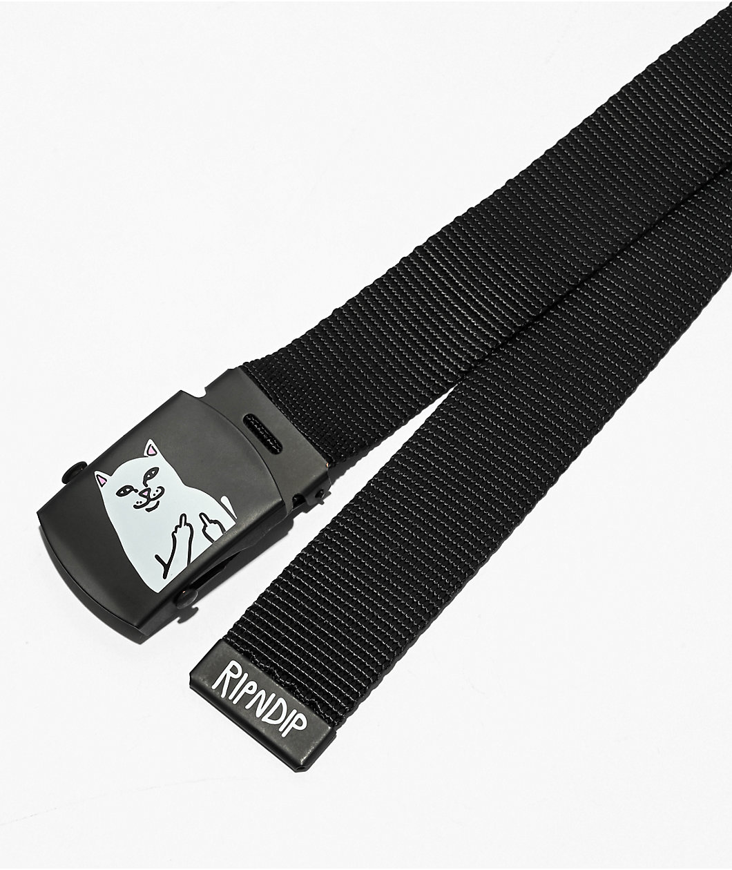 RIPNDIP Nermal Black Web Belt