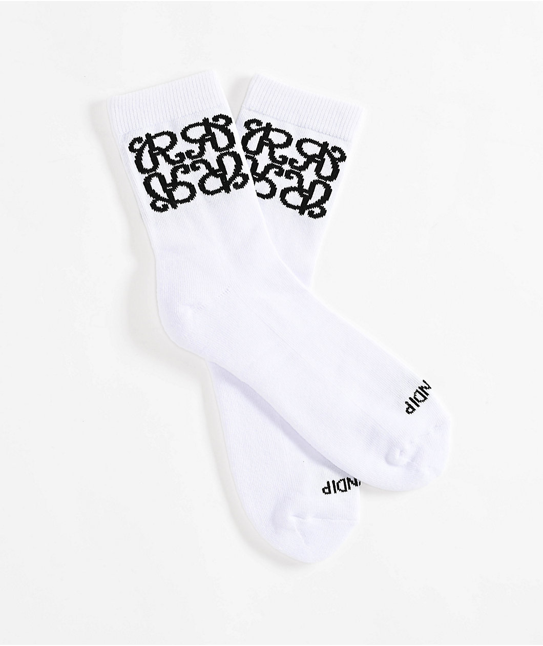 RIPNDIP Nermal Loves White Ankle Socks