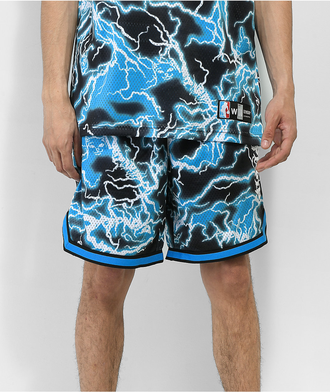 RIPNDIP Nikola Black & Blue Basketball Shorts