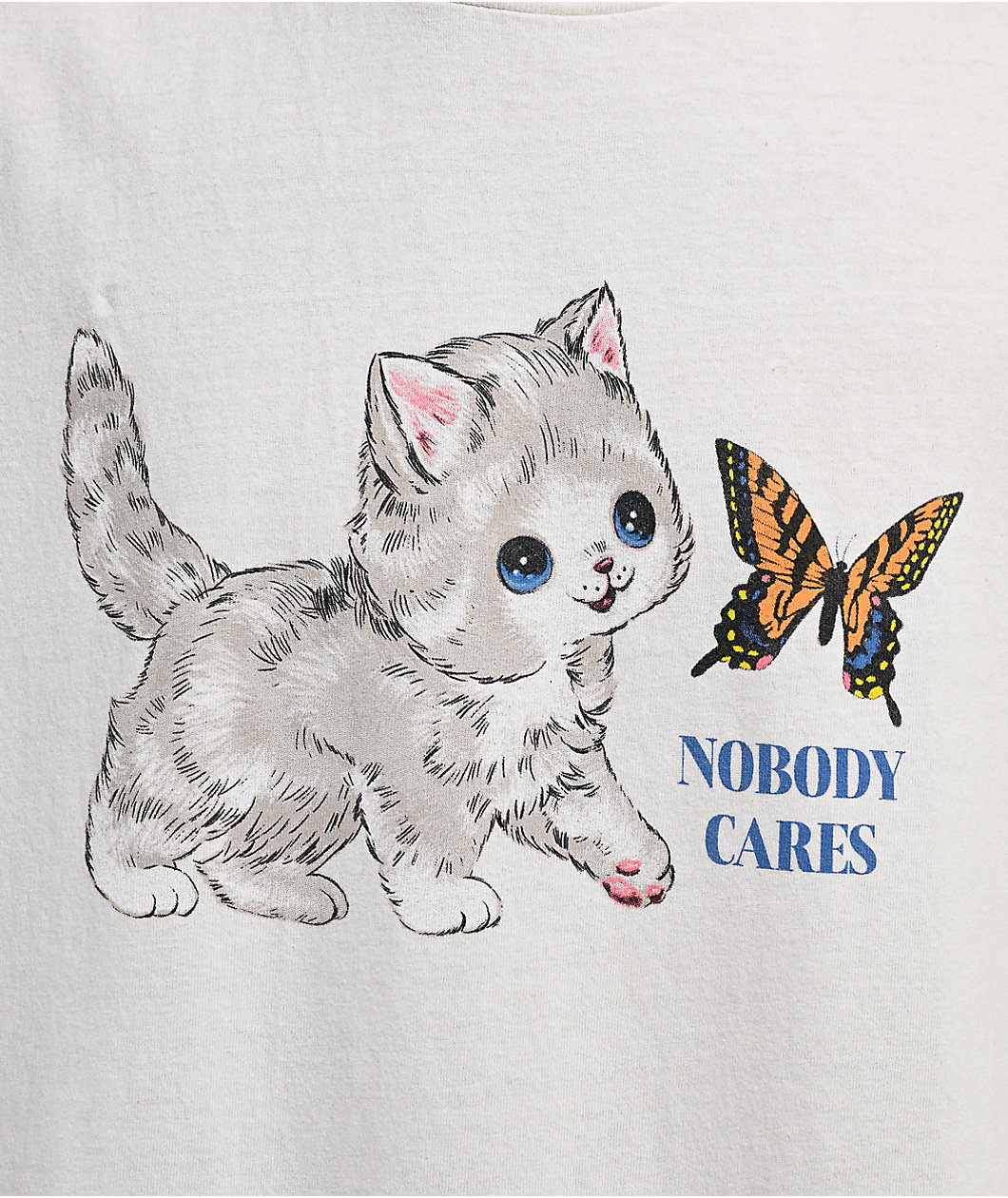 RIPNDIP Nobody Cares White T-Shirt