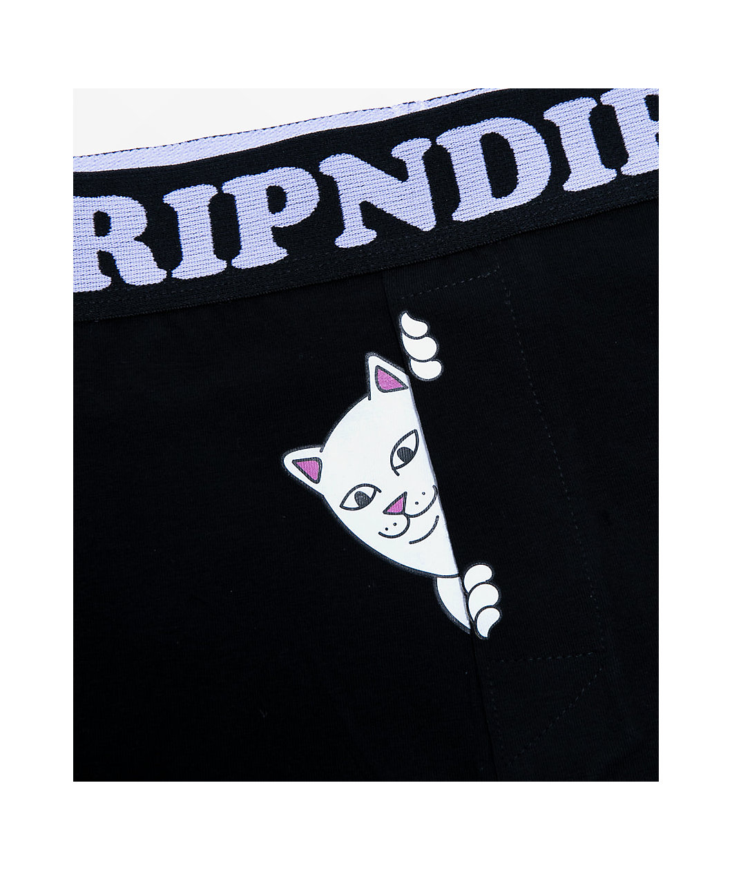 RIPNDIP Peeking Nermal Black Boxer Briefs