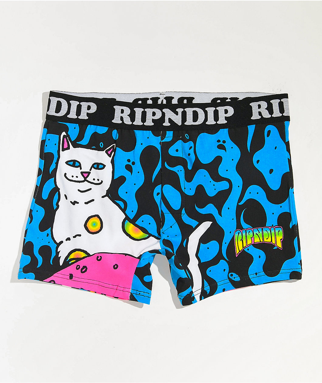 RIPNDIP Psychedelic Blue & Black Boxer Briefs